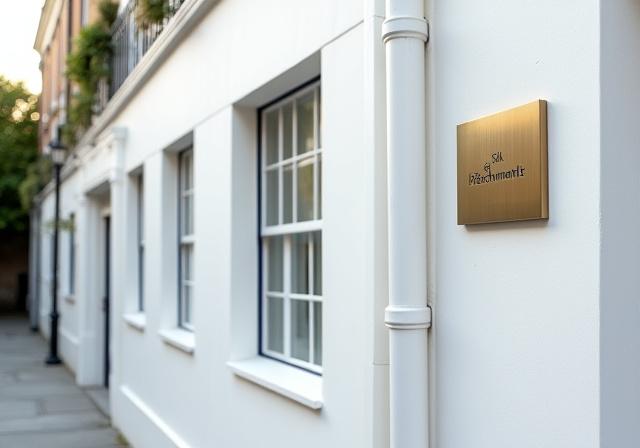 Silk & Parchment London office entrance in Pelham Crescent